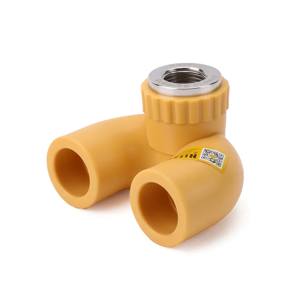 PPR crossover bend with female threaded outlet