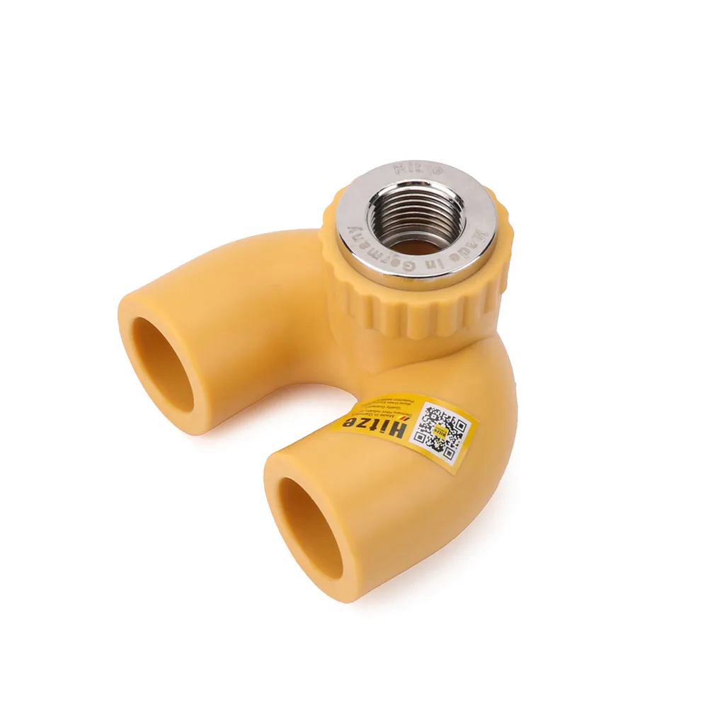 PPR bridge bend with metal female thread insert