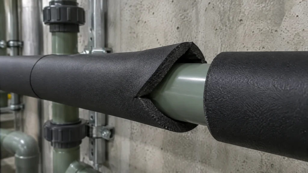 PPR Pipe Insulation Heat Loss: Calculate Thickness for Hot and Chilled Lines